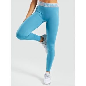 Gymshark fit leggings (dusky teal/light grey)